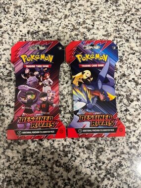 Pokémon Destined Rivals Booster Packs 2 of them Sealed